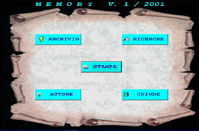 SCHEDA DESCRITTIVA DEL PROGRAMMA